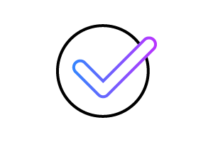 Icono de marca de verificación