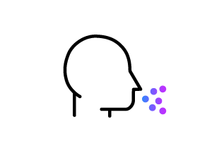 Icono de persona con tos