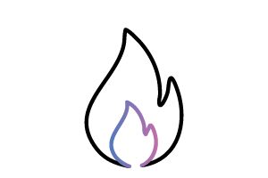 Icono de llama