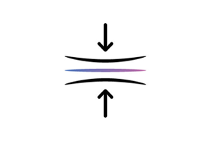 Icono de compresión